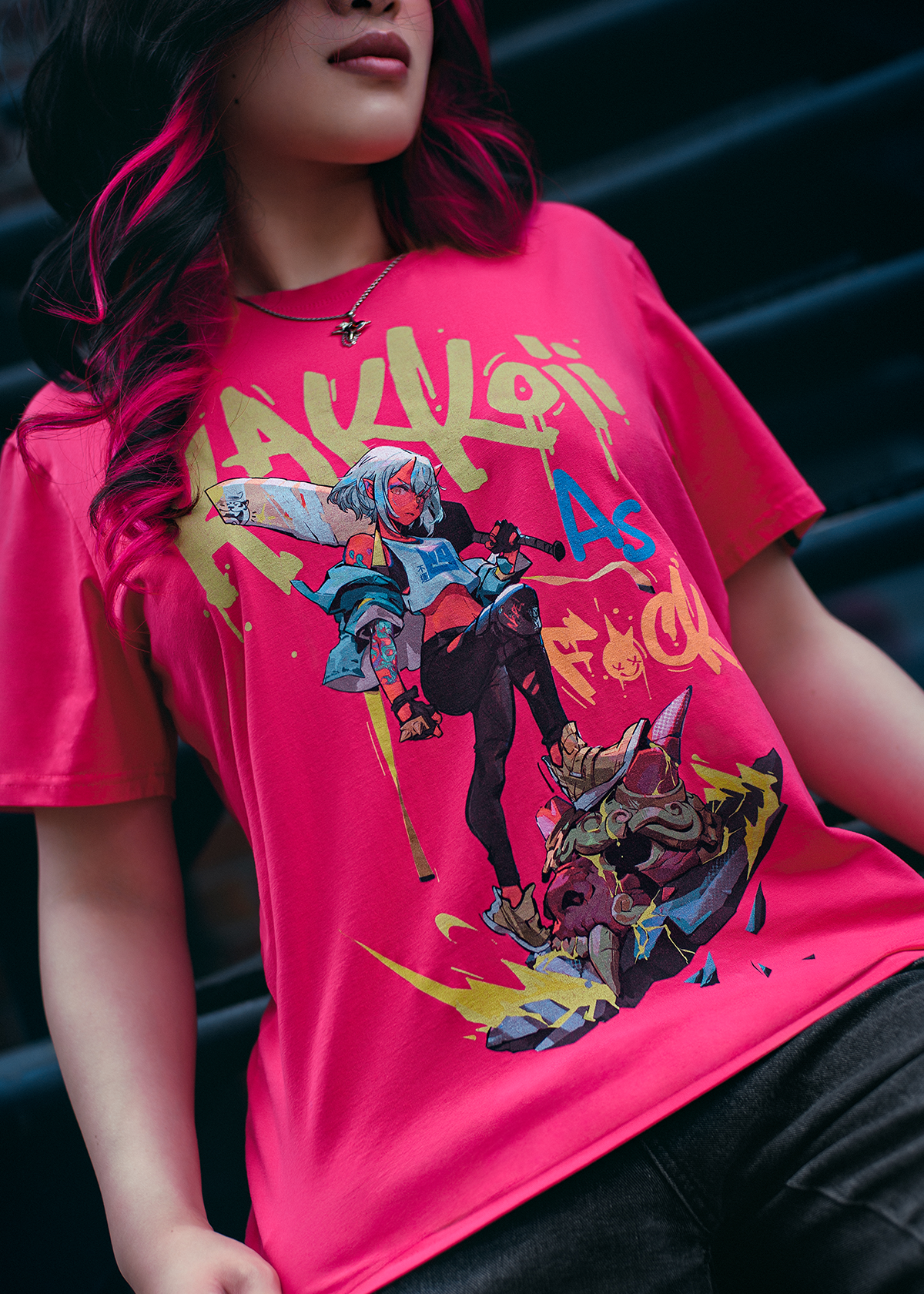 Kawaii As F*ck Tee | Anime Graphic Shirt | BosuMan – Bosuman