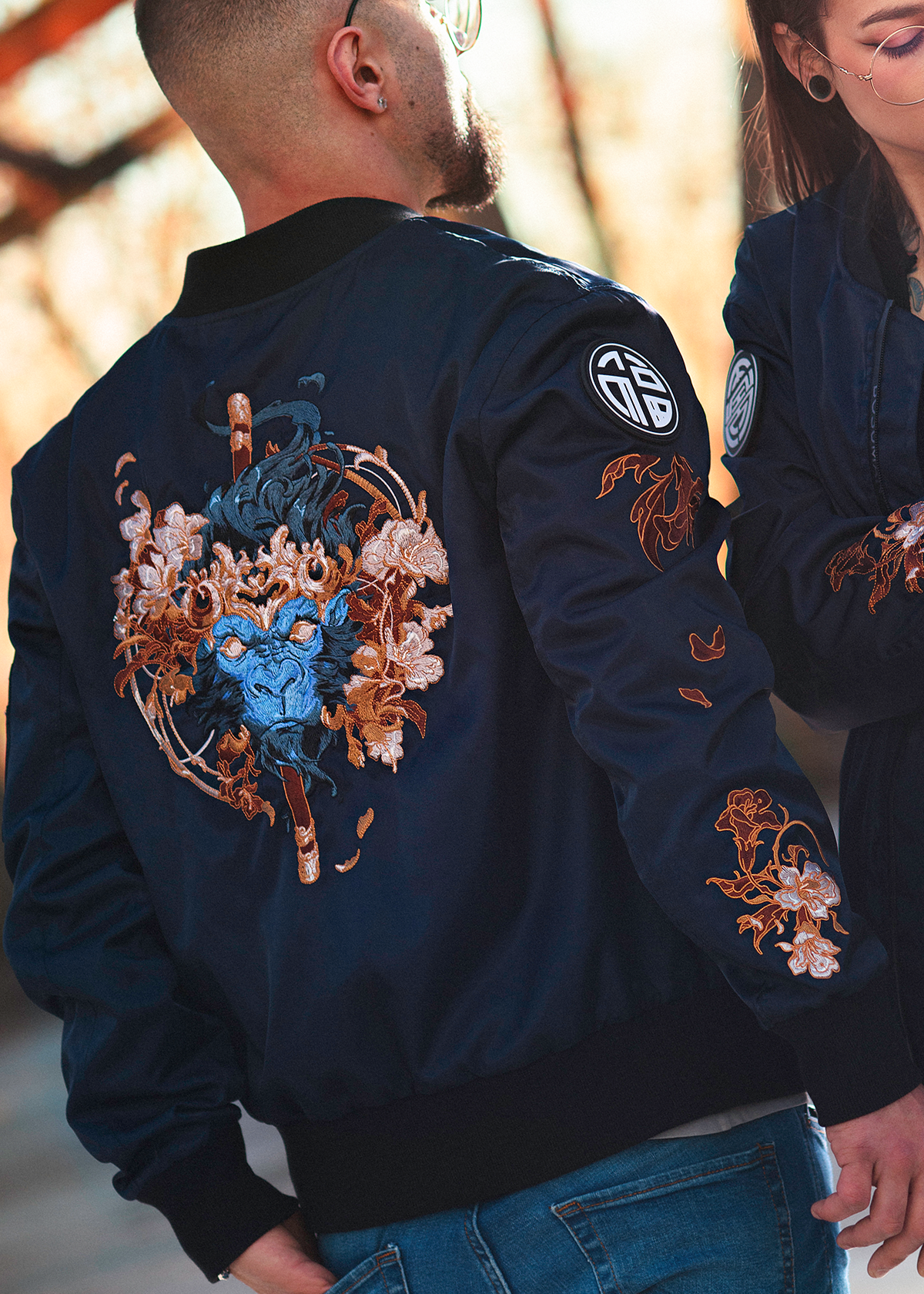 Monkey Zodiac Bomber Jacket | Anime Clothing | BosuMan
