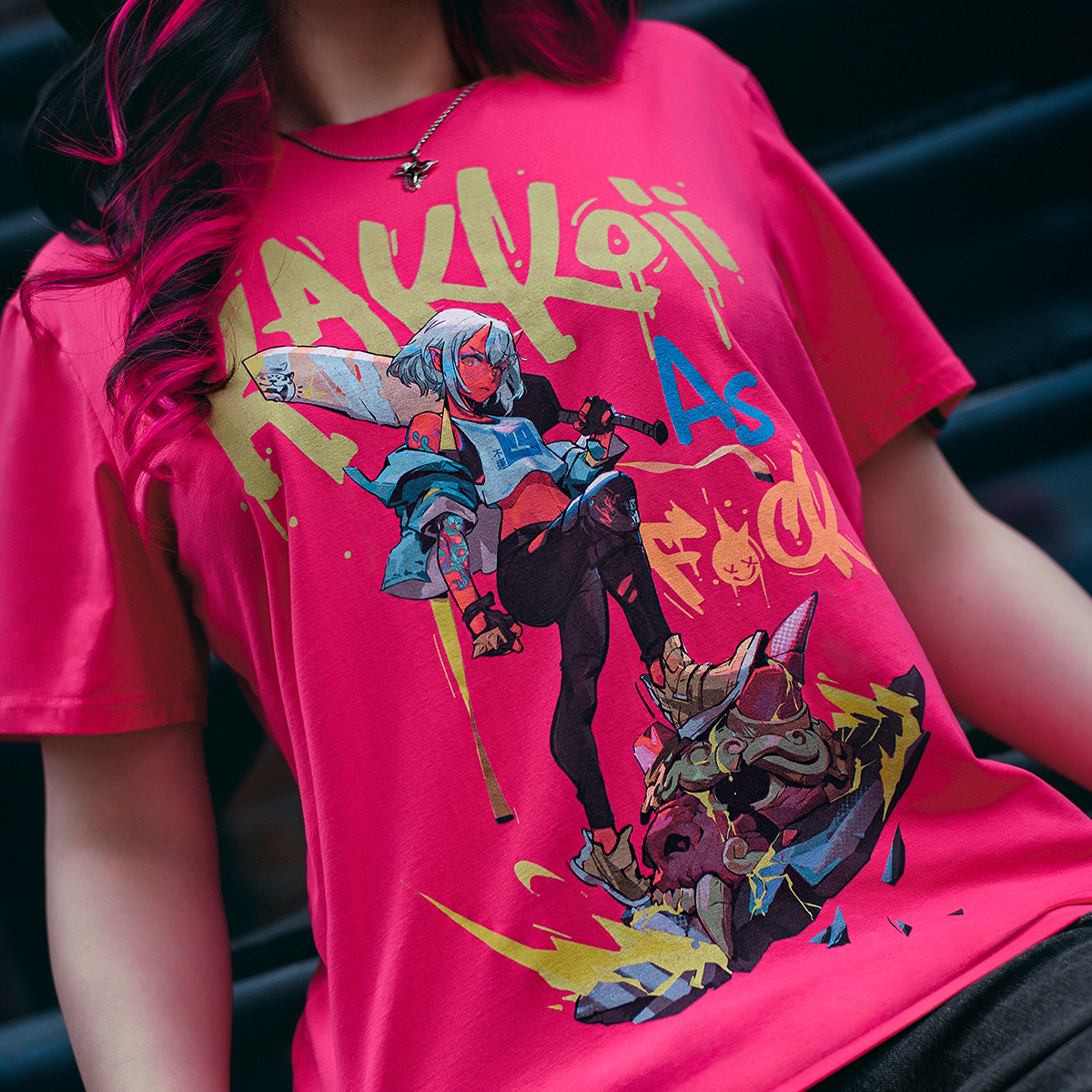 IFC × SFC コラボ：AKAMUTSU NEON TEE IFC × SFC コラボ：AKAMUTSU NEON TEE IFC × SFC コラボ：AKAMUTSU