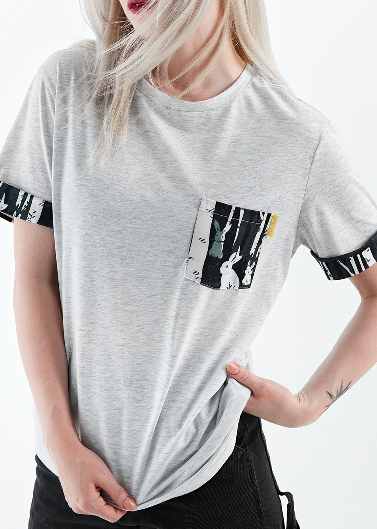 Pocket Rabbit Tee | Anime Graphic Shirt | BosuMan – Bosuman