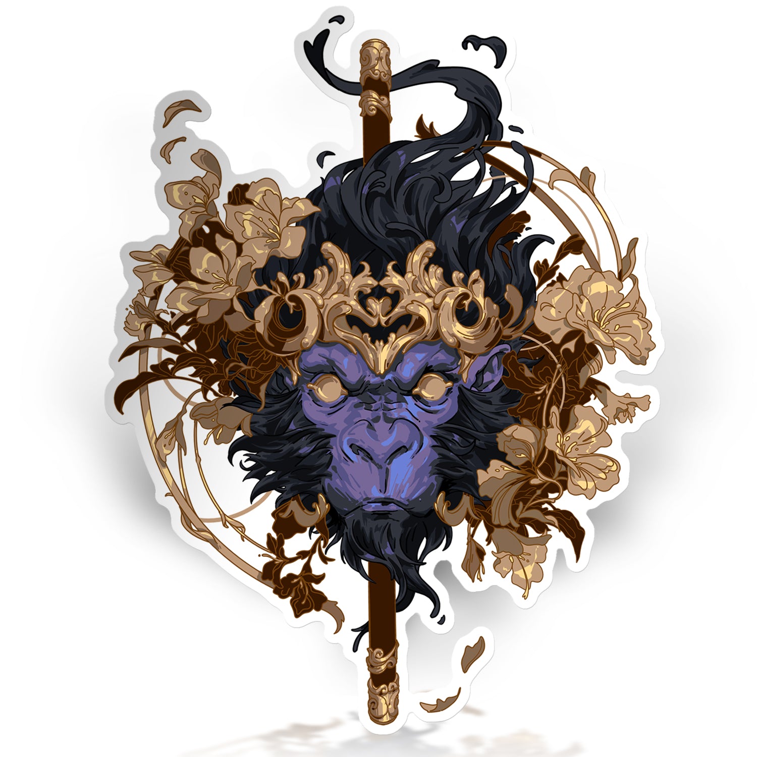 Sticker: Monkey - Zodiac